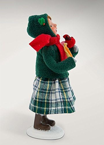 Byers' Choice Family with Cardinals Girl Caroler Figurine #111G from The Specialty Families Collection
