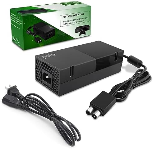 Ponkor Power Supply for Xbox One, AC Cord Replacement Power Brick Adapter 100-240V Compatible with Xbox One 360