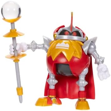 Sonic the Hedgehog 4-inch Heavy King Eggrobo Action Figure with Spike Trap Accessory. Ages 3+ (Officially licensed by Sega)
