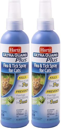 Hartz UltraGuard Plus Cat Flea & Tick Spray, 8 oz