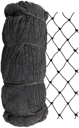 Stromberg’s 2” Mesh Heavy Duty Knotted Aviary Netting, UV Resistant Polyethylene Fiber for Game Birds, Pheasants & Poultry, 85 Lbs Break Strength Durable Against Weather and Predators, Size 25' x 50'