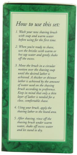 Van Der Hagen Premium Shave Set (2.5 oz. Soap, Bowl, Brush)