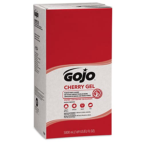 Gojo Cherry Gel Pumice Hand Cleaner, Pump Bottle, 1ct x 1 Gal - 2358-02