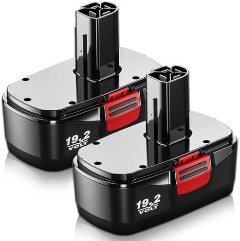 Dosctt 2 Packs 4.5Ah 19.2V DieHard C3 Battery Compatible with Craftsman 19.2 Volt Battery 130279005 130279003 315.113753 315.115410 315.11485 11375