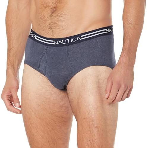 Nautica Men's Classic Cotton 3-pack Fly Front Briefs