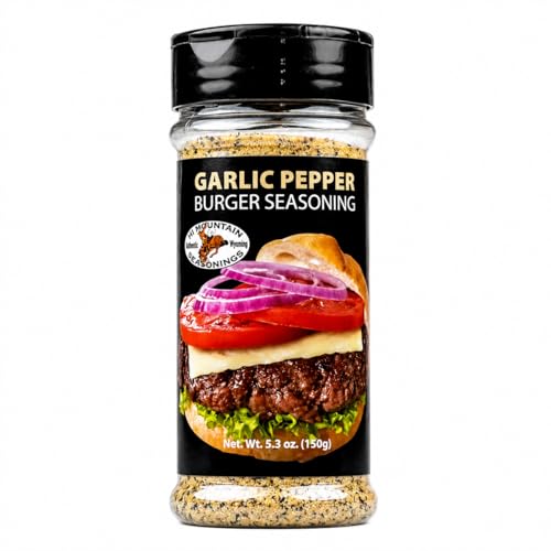Hi Mountain Hickory Burger Seasoning | Smoked Hamburger Seasoning | Smoked hickory burger seasoning with garlic for rich grilled flavor on beef, turkey, chicken and venison burgers.