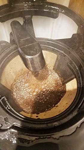 NRP Classic #4 Gold-tone Coffee Filter 8-12 cup Universal for Cuisinart GTF Coffeemaker and MORE, Oval rim Cone Shape Permanent Filter