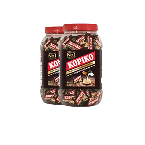Kopiko Cappuccino Candy – Pocket Coffee Hard Candy (2-Pack 28.2oz) | Take-out pocket coffee for every occasion – made from Indonesia's finest