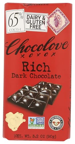 Chocolove, Bar Dark Chocolate Rich 65%, 3.2 Ounce