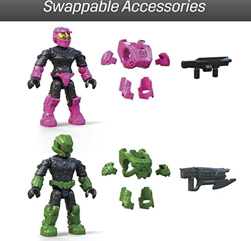MEGA Halo Zone Control Construction Set with Spartan Helmet, Building Toys for Boys, Ages 8+