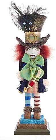 Kurt S. Adler, Inc. HA0381 Kurt Adler 18" Hollywood Mad Hatter Nutcracker, Multicolor, Standard