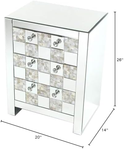 Wayborn Beveled Mirror Drawer & Chest