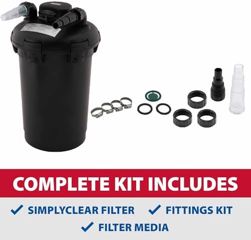The Pond Guy SimplyClear Pressurized Filtration System, 1250 Gallon