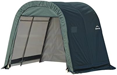 ShelterLogic 77813 Grey 10'x12'x8' Round Style Shelter