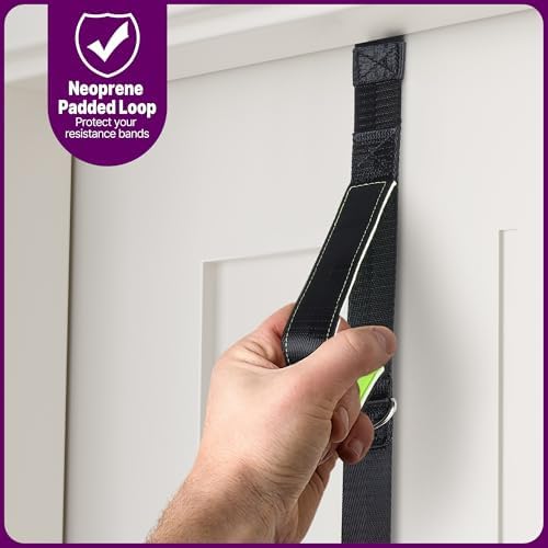 Manificent Door Anchor for Resistance Bands, Heavy Duty Padded Door Anchor System Door Hook