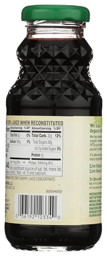 Santa Cruz Organic Tart Cherry Juice Concentrate, 8 Ounces