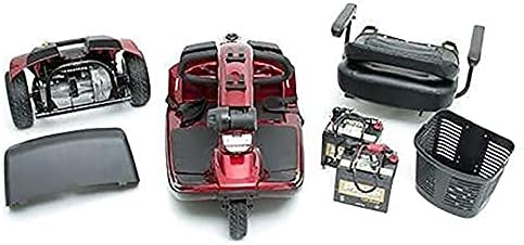 Pride Victory 10 3-Wheel Heavy Duty Scooter w/Extended Warr (Red)