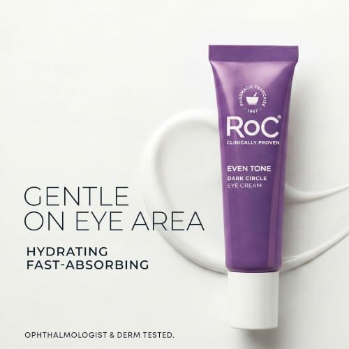 RoC Brightening 5 in 1 Eye Cream Multi Correxion Even Tone + Lift, 0.5oz | 0.5 oz Under eye cream for under eye bags & dark circles