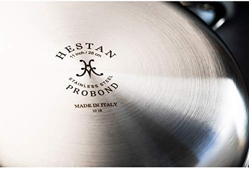 Hestan ProBond Forged - Professional Clad Stainless Steel Frying Pan, 12.5-Inch, Induction Compatible