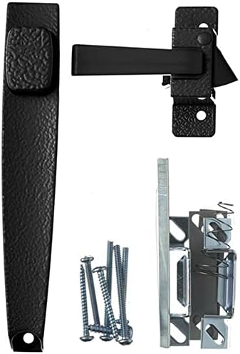 HAMPTON PRODUCTS-WRIGHT V398BL Push Button Latch, Black