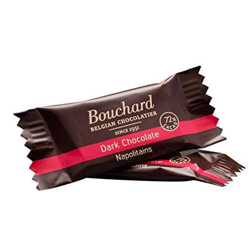 Bouchard Premium Belgian Dark Chocolate with 72% Cacao | Individually Wrapped Pieces (2 LB)