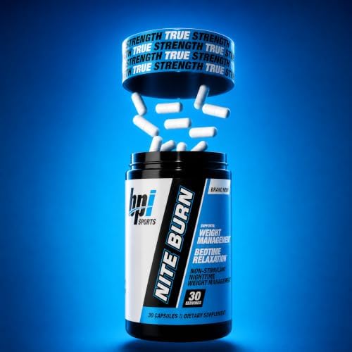 BPI Sports Nite burn – Nighttime Fat Burner & Sleep Support – Keto-Friendly – Weight Loss, Burn Fat, Relaxation