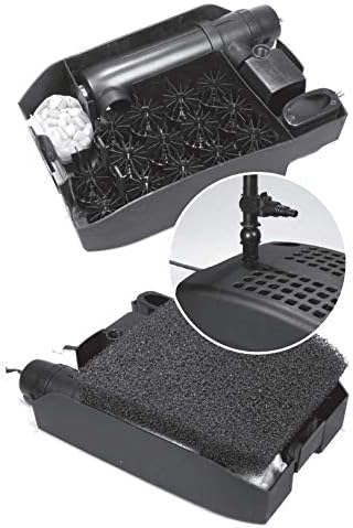 Sting Ray 1200 All-in-One Pond Filter with 525 GPH Pump, 9W UV & Fountain | 9W UV clarifier, 525 GPH pump, biological and mechanical filtration, adjustable fountain, built-in flow diverter