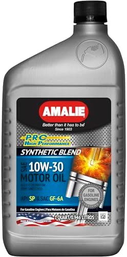 Pro High Performance Synthetic Blend 15W-50 Motor Oil (160-75636-56) 1 Quart Bottle, Pack of 12 | Made in USA