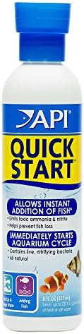 API QUICK START Freshwater and Saltwater Aquarium Nitrifying Bacteria 16-Ounce Bottle
