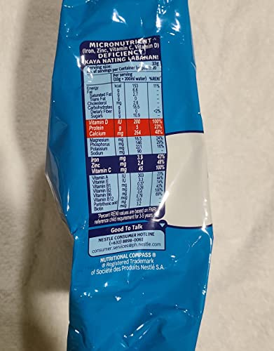 2 x 680 grams Bear Brand Fortified Powdered Milk Drink w/Iron, Zinc & Vitamin C (2 x 680 grams)