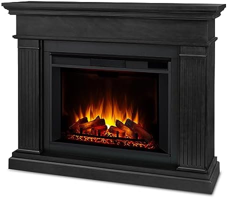 Real Flame Centennial Grand Electric Fireplace with Mantel for Living Room or Bedroom, Replaceable Fireplace Insert Heater
