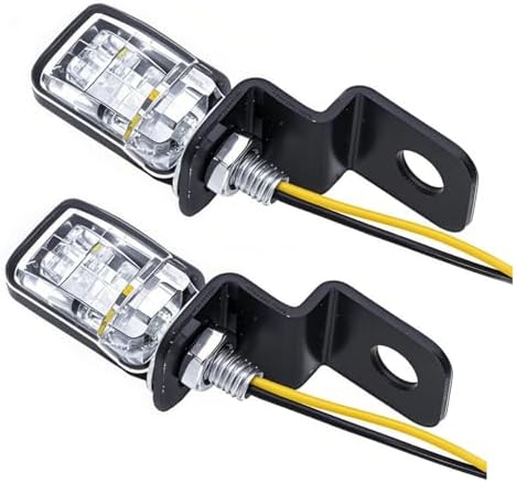 2PCS 12V Universal Motorcycle Mini Flowing LED Turn Signal Blinkers