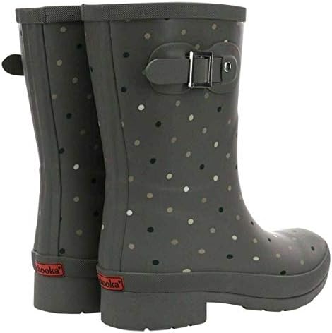 Chooka Women's Waterproof Mid-Height Faux Fur Lined Pull-On Rain Boot