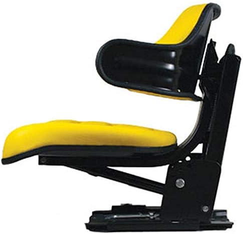 AL66103 Yellow Wrap Around Seat with Arms Fits John Deere