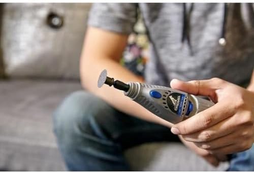 Dremel 7020-PGK Quiet Electric Pet Nail File Set with 4 Sanding Discs, Safe Alternative to Nail Clippers and Trimmers, Grey