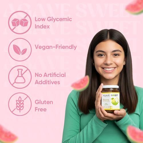 Agave Sweet Mango Fruit Spread with Agave Syrup No Sugar Fruit Spread 10 oz