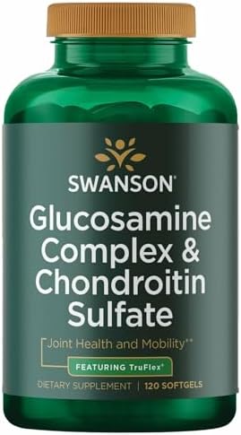 Swanson Glucosamine Complex & Chondroitin Sulfate 500/400 mg, 120 Sgls