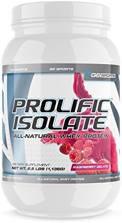 Nutrition Prolific Isolate All Natural Whey Protein Isolate (Gluten Free, Lactose Free, Stevia Sweetened, 25g Protein, 100 Calories) – 2.5lb Jar – Chocolate