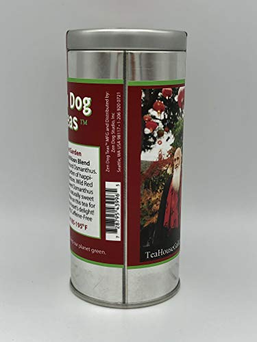 Zen Dog Teas SECRET GARDEN Wild Red Rose and Osmanthus Flower Blend Organic