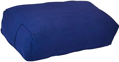 YogaAccessories Supportive Rectangular Cotton Yoga Bolster