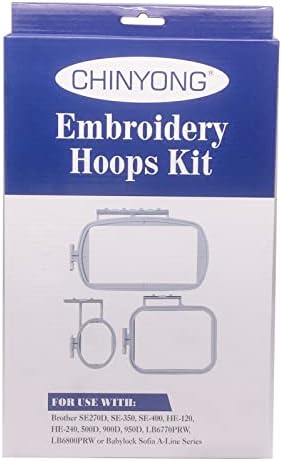 YEQIN Embroidery Hoops 3 in 1 Set (SA431+SA432+SA434) for Brother SE625 SE600 SE425 SE400 PE550D PE540D PE535 PE525 PE500 LB5000 LB7000 LB6800