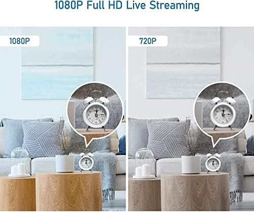 LaView Security Cameras 4pcs, Home Security Camera Indoor 1080P, Wi-Fi Cameras Wired for Pet, Motion Detection, Two-Way Audio, Night Vision, Phone App
