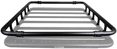 Go Rhino SRM500 Quad-Rail Kit | Aluminum, Textured Black | 5935063T | Fits Go Rhino 65" SRM500 Roof Racks