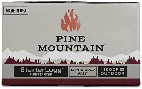 Pine Mountain StarterLogg Select-A-Size Firestarting Blocks, 48 Starts Firestarter Wood Fire Log for Campfire, Fireplace, Wood Stove, Fire Pit