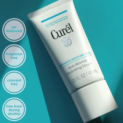 Curel Japanese Skin Care Intensive Face Moisturizer Cream, Hydrating Face Lotion for Dry to Very Dry Sensitive Skin, Anti-Aging, Fragrance-Free