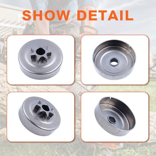 .325"-7T Clutch Drum Spur Sprocket Cover Kit for Stihl MS231 MS251 MS241 MS231C MS241C MS251C Chainsaw 1143 640 2002