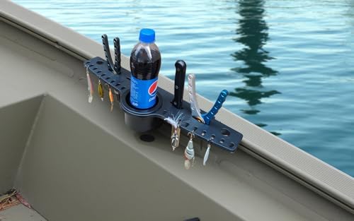 Brocraft Knife and Plier Holder Rig Rack for 90 Degree Boat Track System/Knife and Plier Holder Rig Holder for Versatrack Track/Lund Sport Track