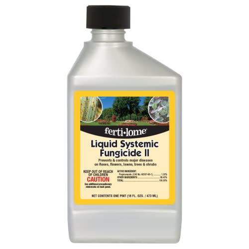 Fertilome (11380) Liquid Systemic Fungicide II RTS, 32oz | Propiconazole systemic - Prevents/controls major fungal diseases on roses, lawns & shrubs - Home gardeners