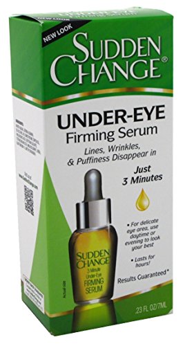 Sudden Change Instant Under-Eye Firming Serum, Fast-Acting (023 oz, 2PK) | Targets Under Eye Bags, & Puffiness and Reduces the Appearance of Fine Lines & Wrinkles Fast Acting Results in Minutes