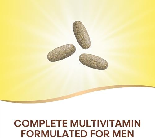 Nature's Way Alive! Men’s Max3 Potency Daily Multivitamin, 90 Tablets | High Potency Multivitamin for Men with B-Vitamins for Cellular Energy*, Supports Heart, Muscle and Eye Health*